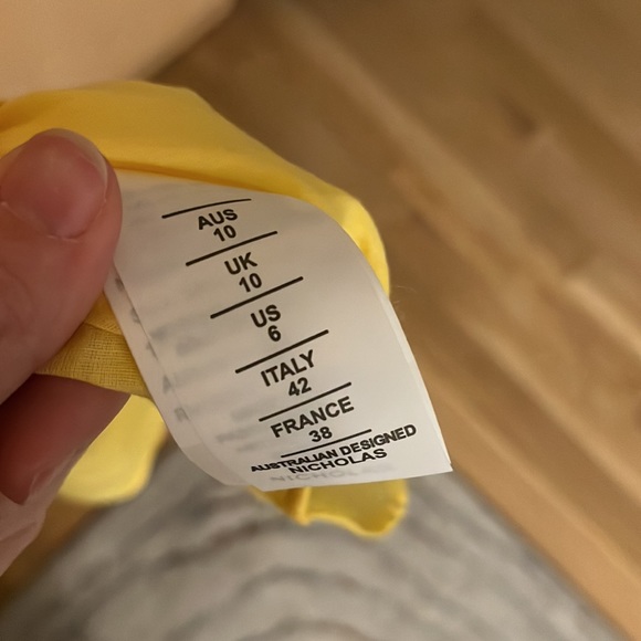 Nicholas Celie Hastings Floral Maxi Linen Dress Size 6 NWT - Picture 13 of 16